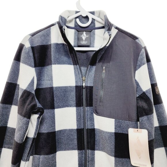 Skechers Mens Full Zip Jacket Size Small Black / White Lightweight & Comfortable - Picture 6 of 13